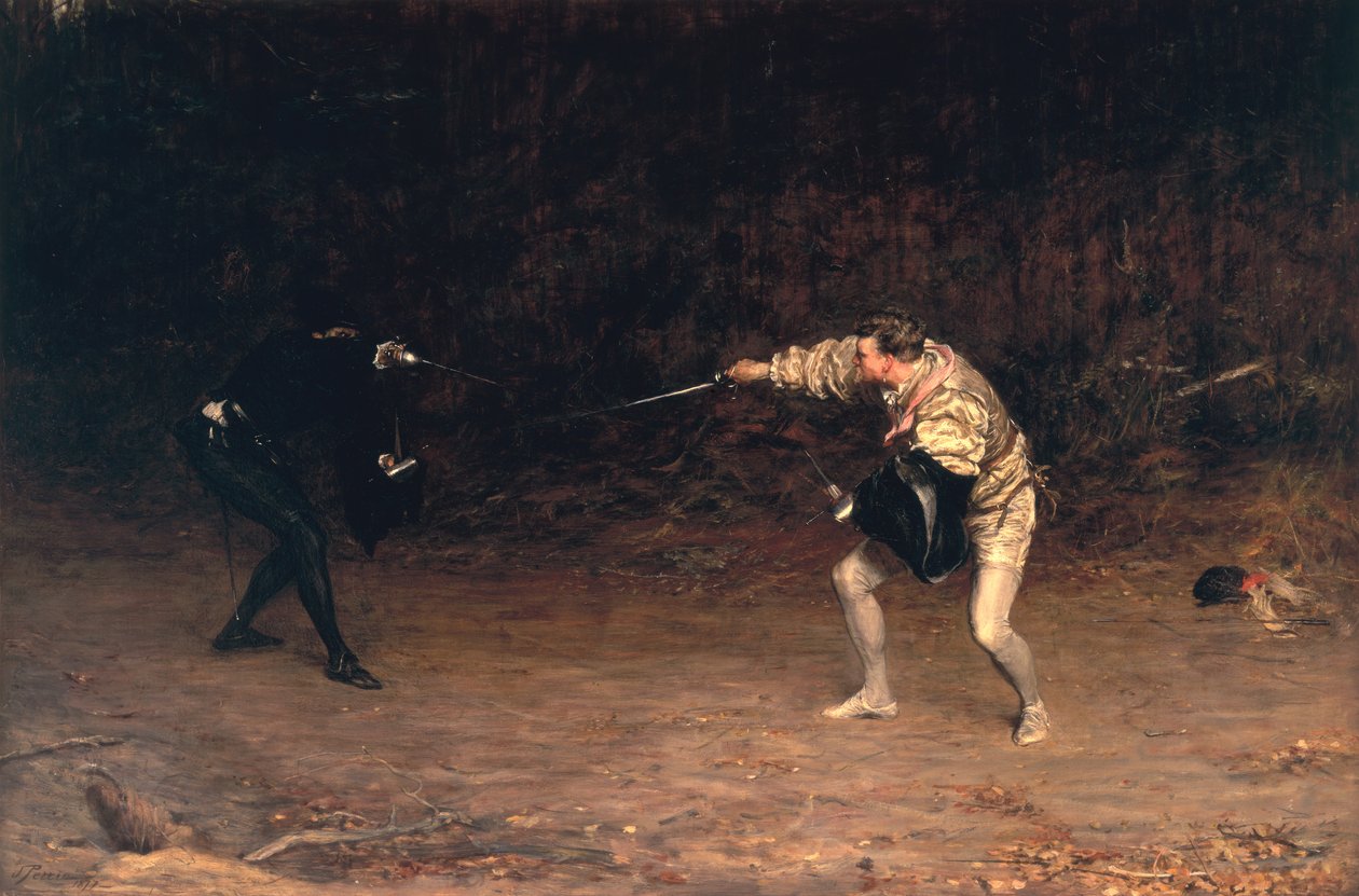 A halálig, 1877 alkotó: John Pettie