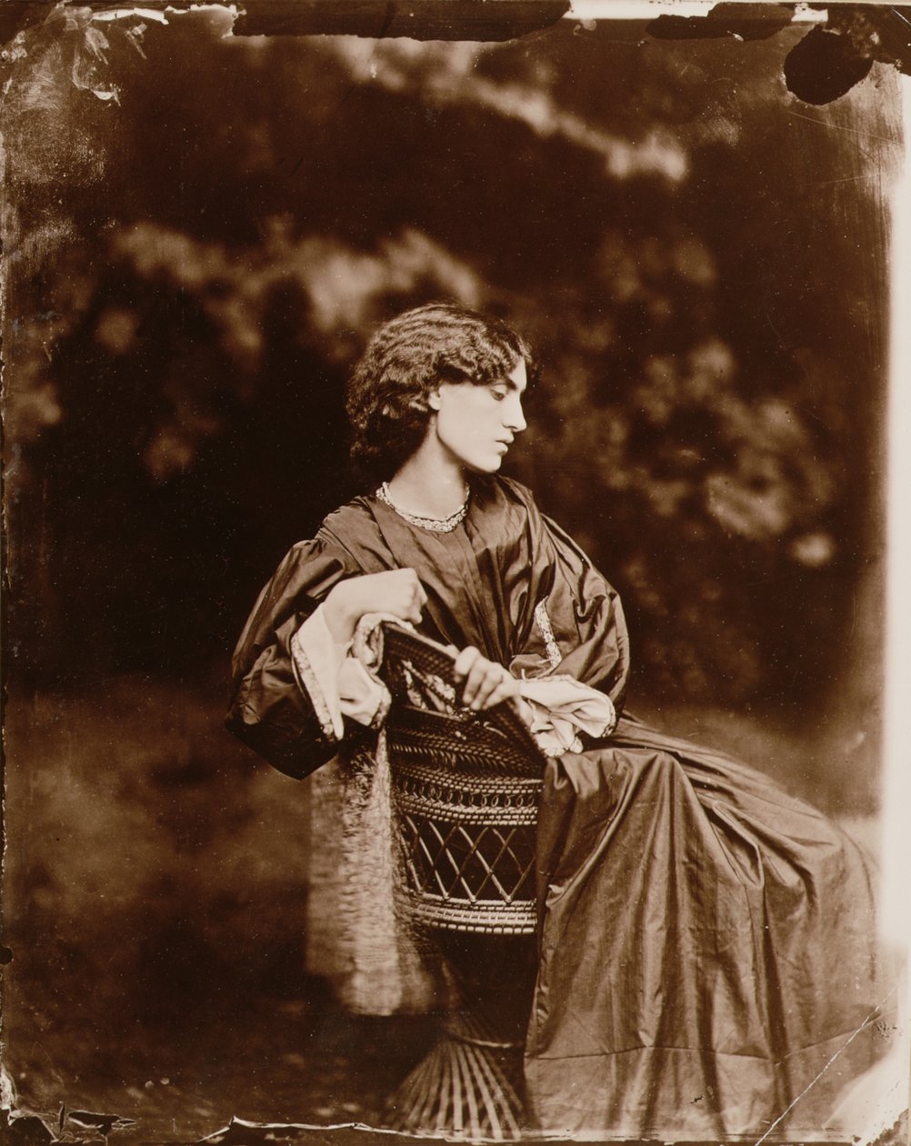 Jane Morris (1839-1914) portréja 1865 (albumnyomat) (lásd még: 265091) alkotó: John R. Parsons