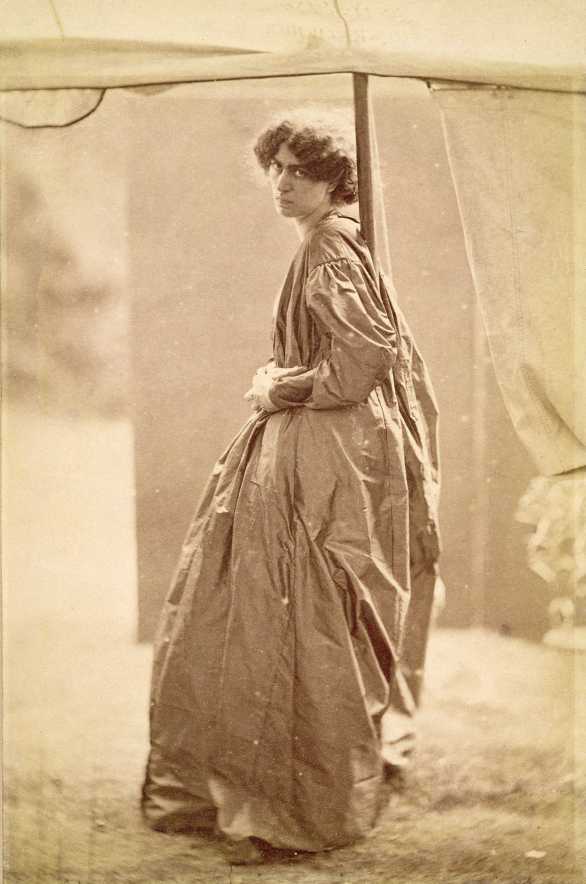 Jane Morris (1839-1914) portréja 1865 (albumnyomat) (lásd még: 265089) alkotó: John R. Parsons