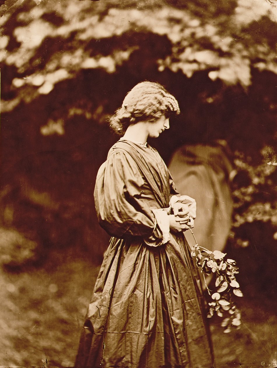 Jane Morris (1839-1914) portréja 1865 (albumin nyomat) alkotó: John R. Parsons