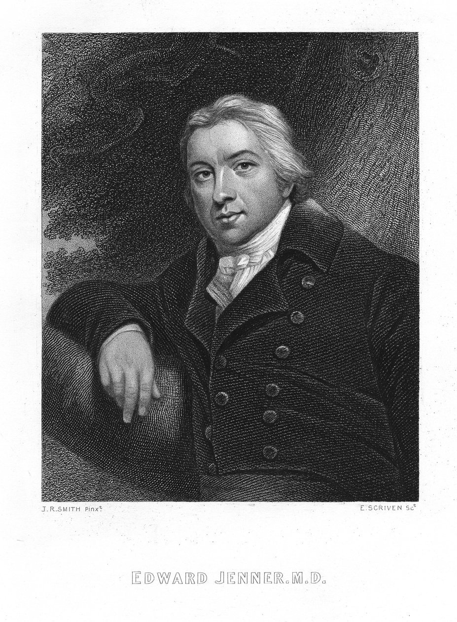 Edward Jenner, vésette E. Scriven alkotó: John Raphael Smith