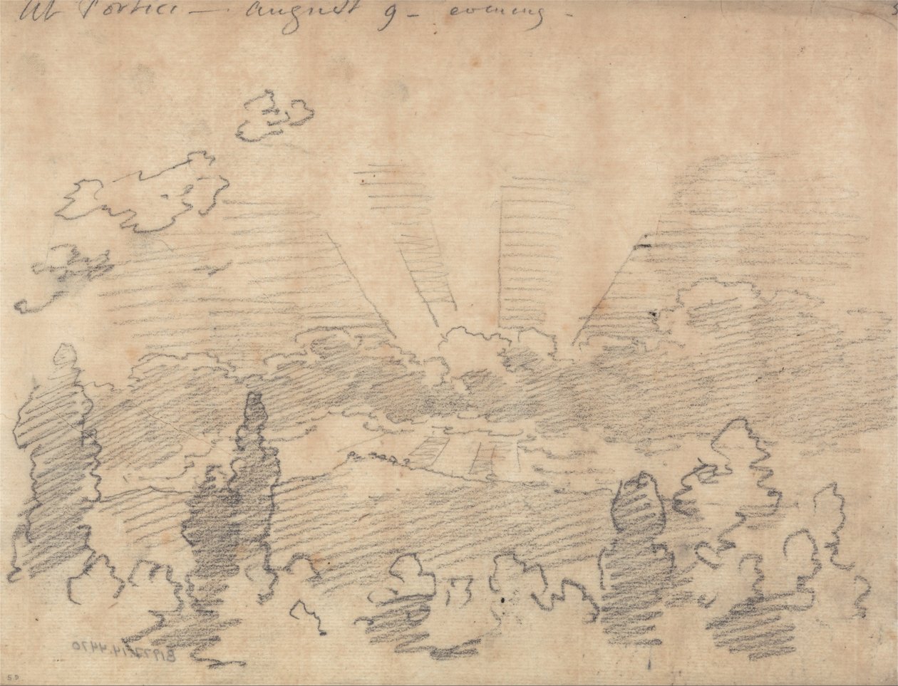 Porticiban, este, augusztus 9 alkotó: John Robert Cozens