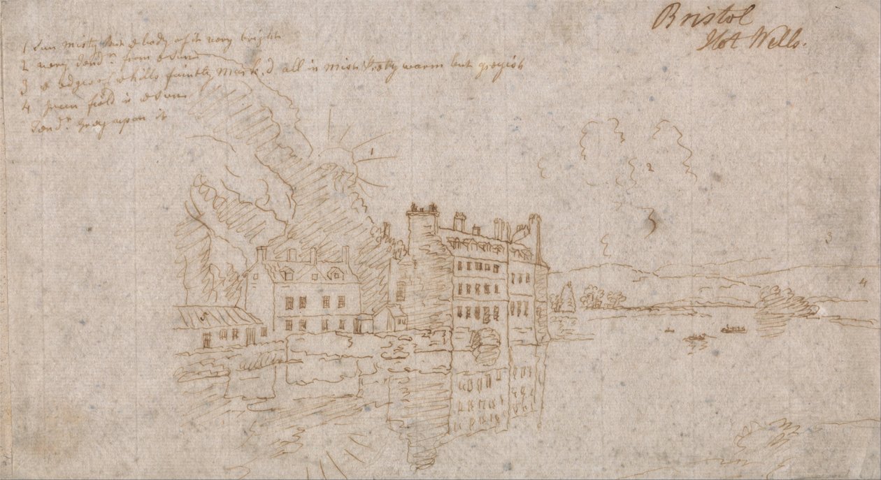 Bristol Hot Wells alkotó: John Robert Cozens