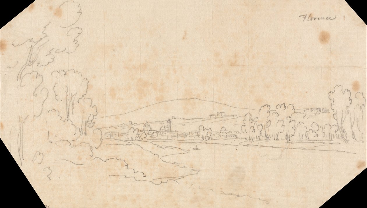 Firenze alkotó: John Robert Cozens