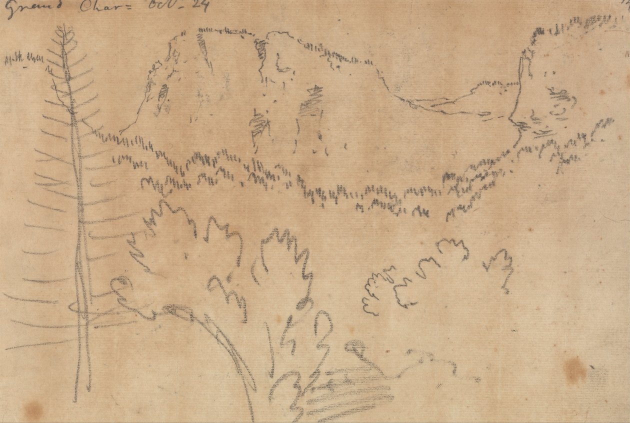 Grand Chartreuse, október 24 alkotó: John Robert Cozens