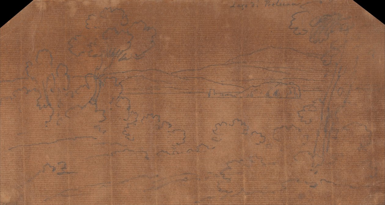Bolsena -tó alkotó: John Robert Cozens