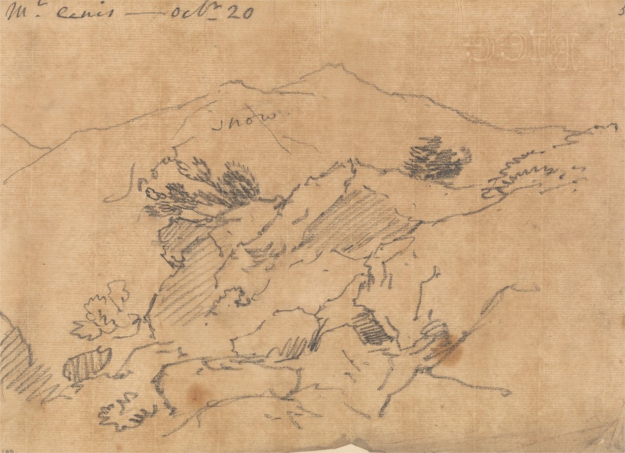 Mont Cenis, október 20 alkotó: John Robert Cozens