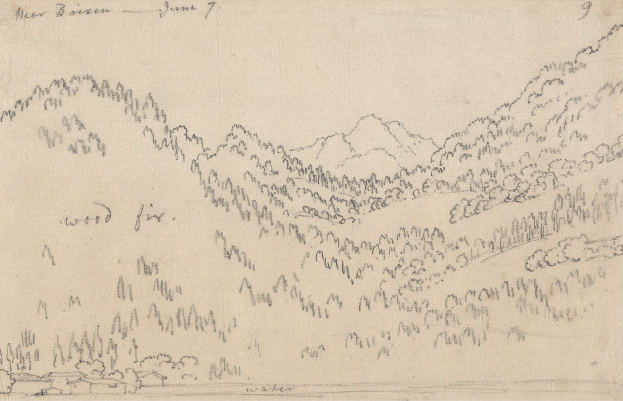 Brixen közelében, június 7 alkotó: John Robert Cozens