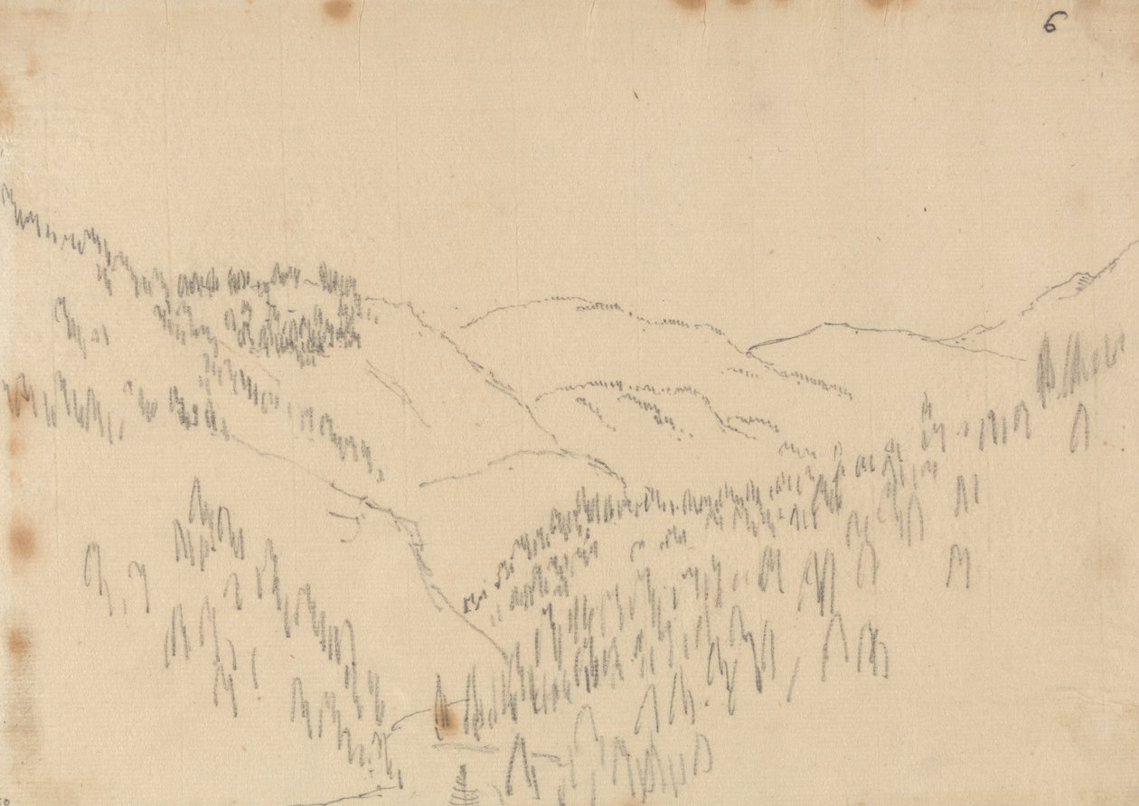 Innsbruck közelében alkotó: John Robert Cozens