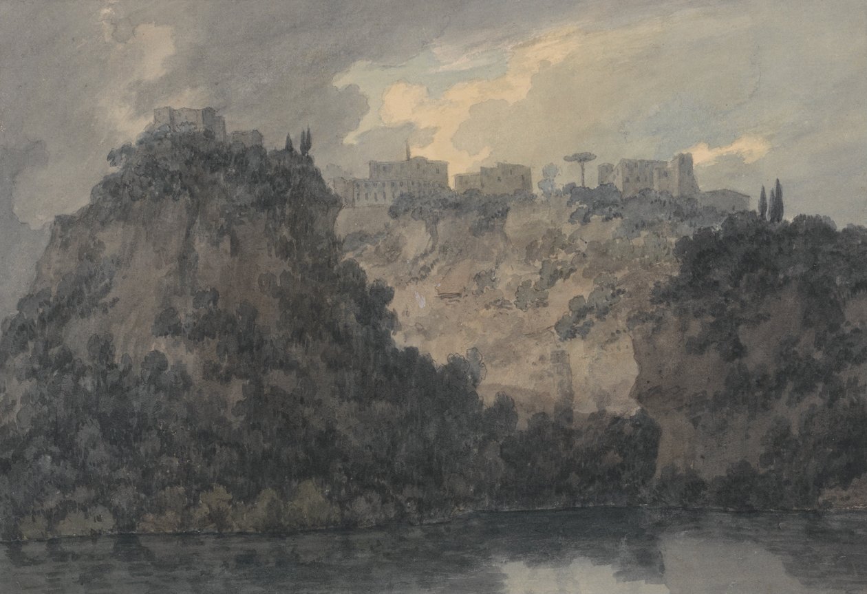 A Nemi -tavon alkotó: John Robert Cozens