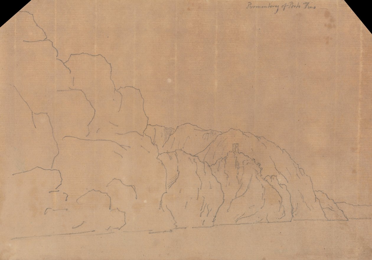Porto Fino nevezetessége alkotó: John Robert Cozens