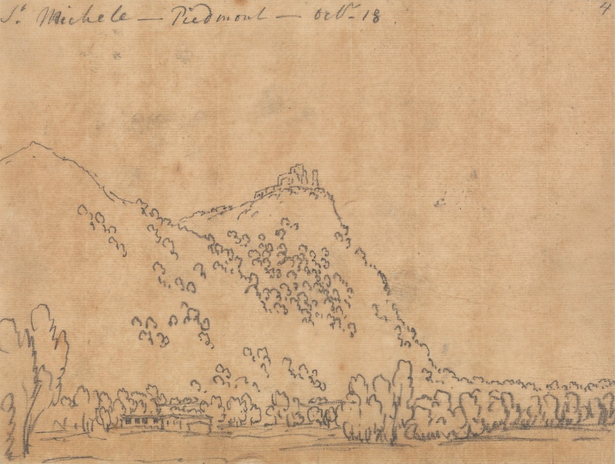 Saint Michele, Piemont, október 18 alkotó: John Robert Cozens