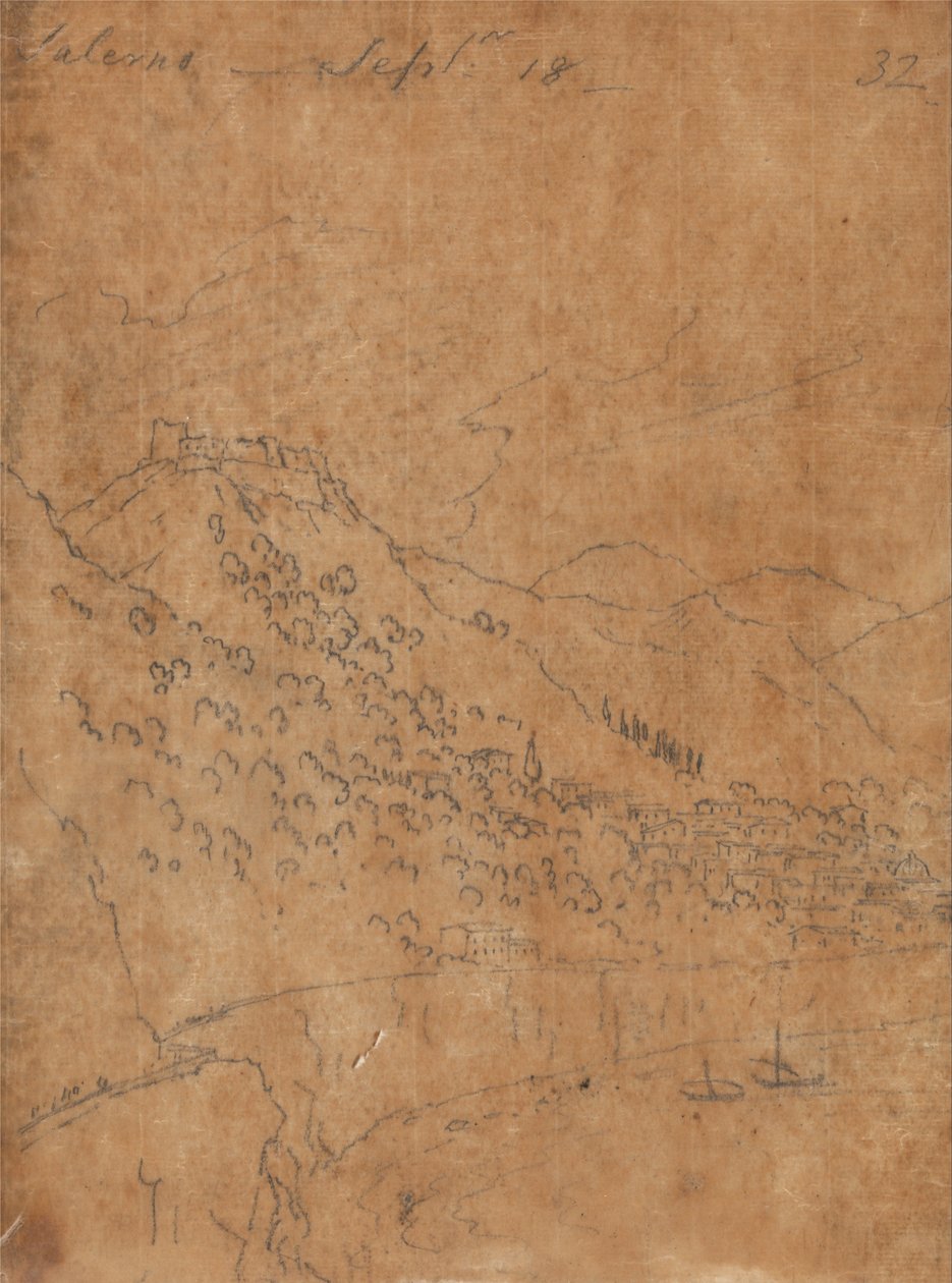 Salerno, szeptember 18 alkotó: John Robert Cozens