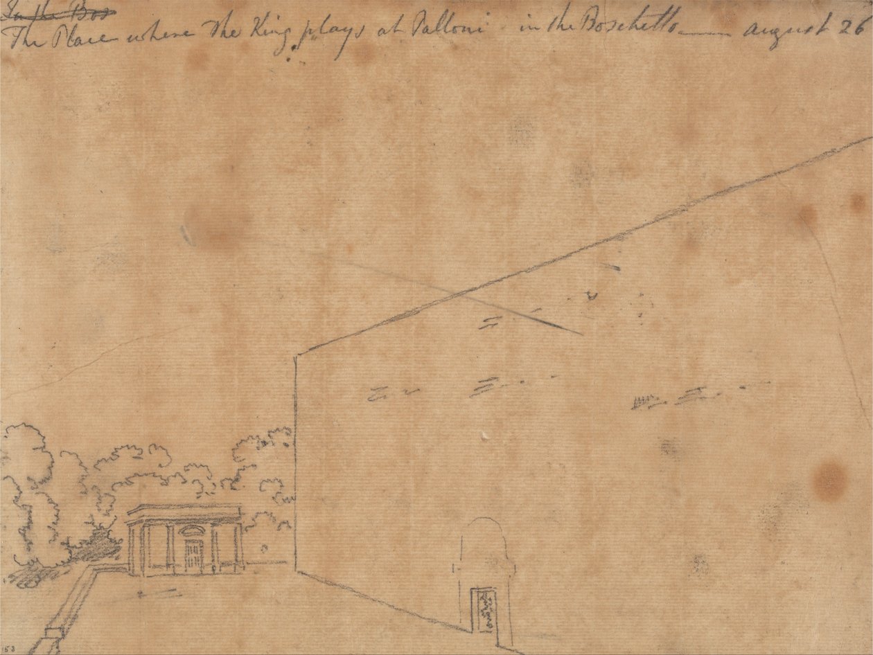A hely, ahol a király játszik Palloniban alkotó: John Robert Cozens