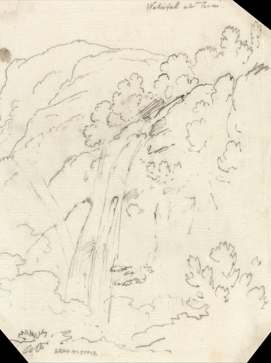 Vízesés Terni alkotó: John Robert Cozens