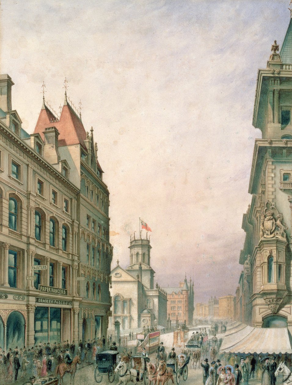 Church Street, Liverpool alkotó: John Ross Murphy