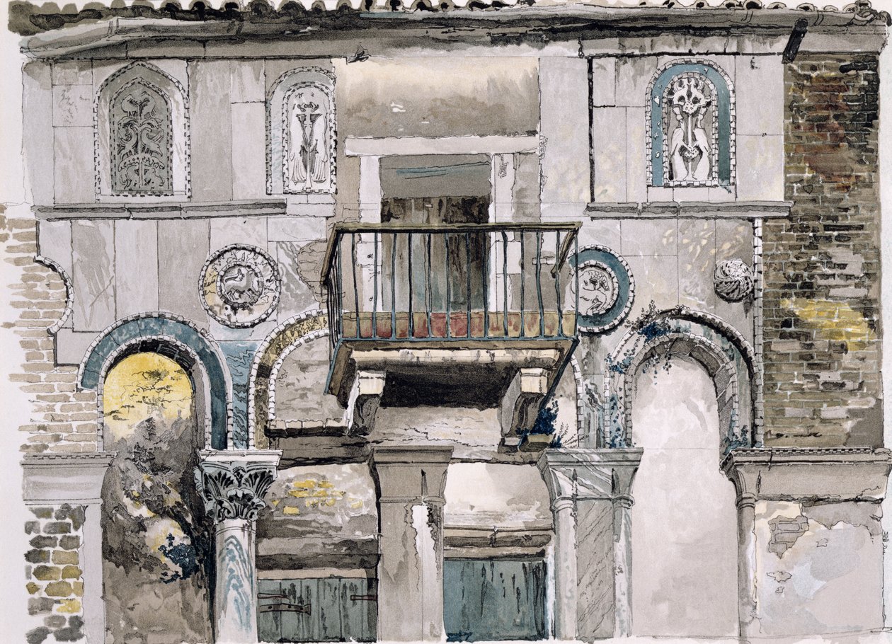 Fondaco dei Turchi, Velence alkotó: John Ruskin