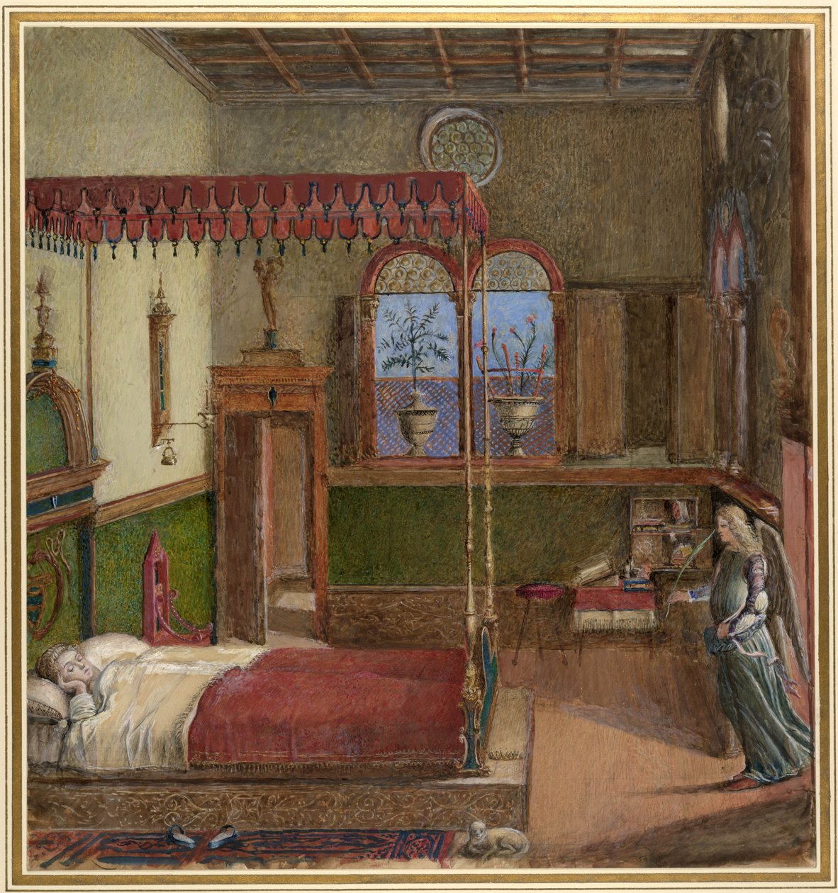 Szent Orsolya álma, 19. század alkotó: John Ruskin