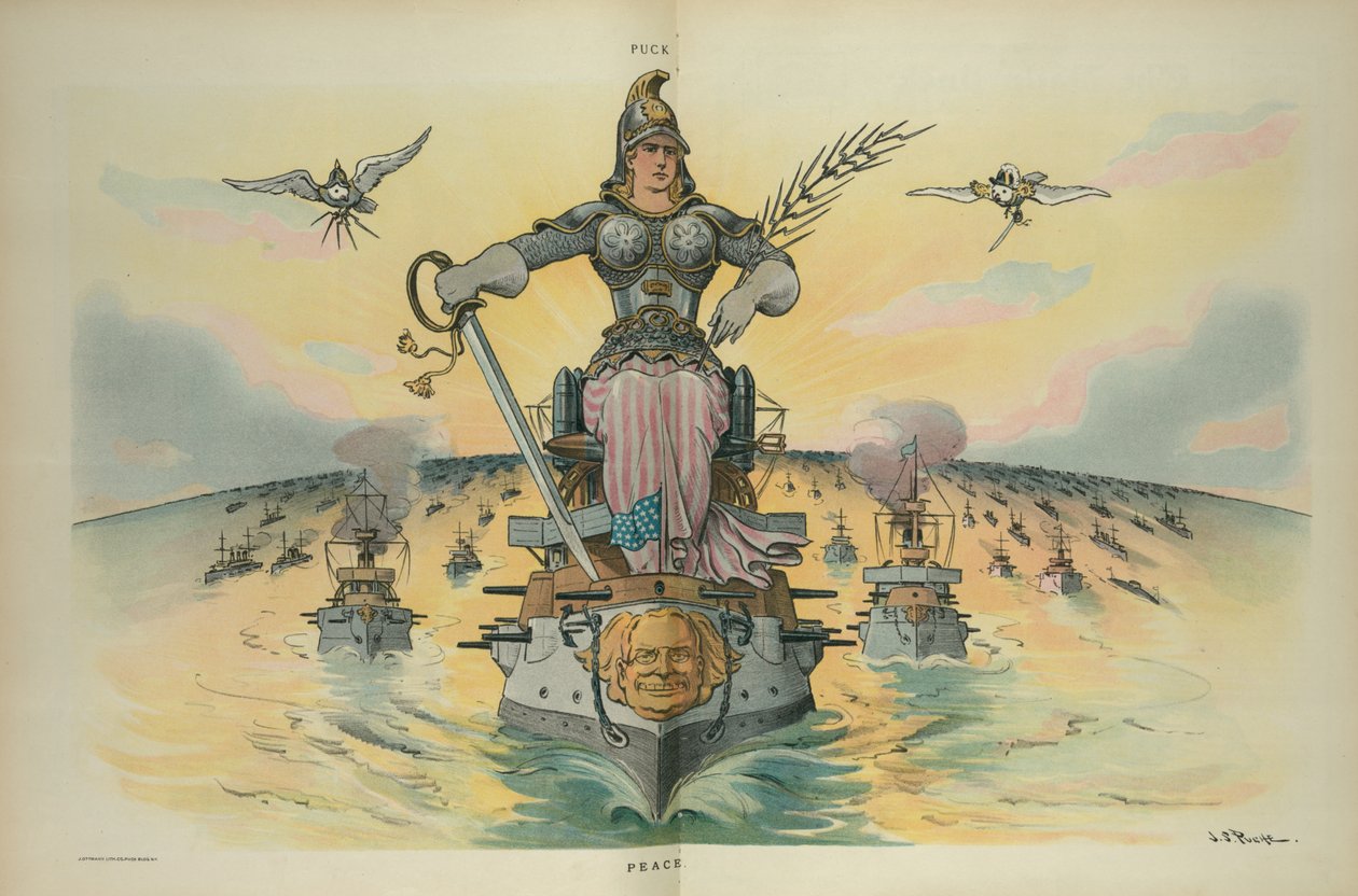 Béke, 1905 (színes nyomat) alkotó: John S. Pughe