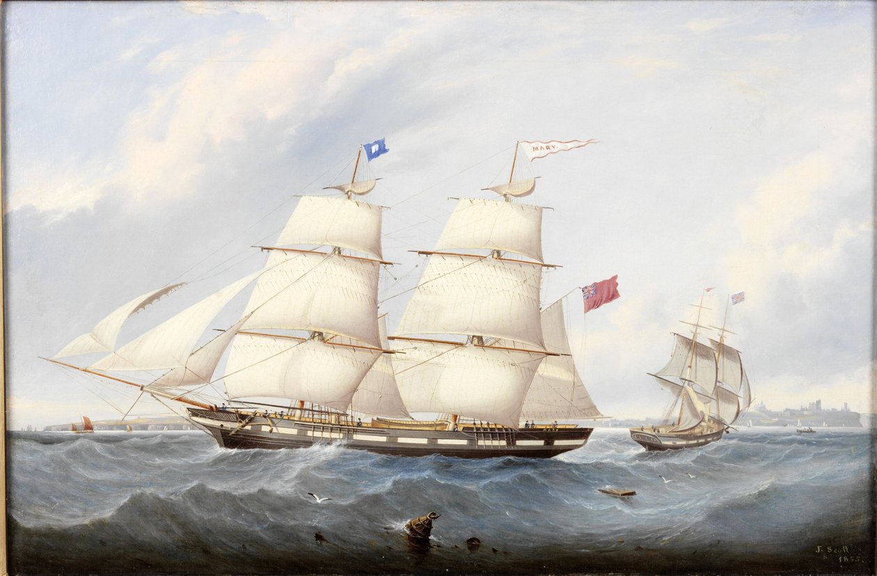 A Collier Brig "Mary" alkotó: John Scott