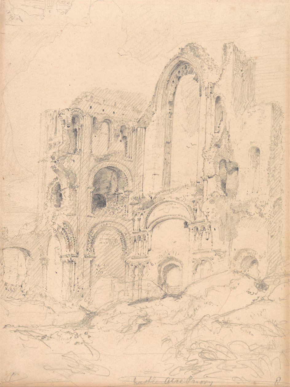 Castle Acre Priory, Norfolk alkotó: John Sell Cotman
