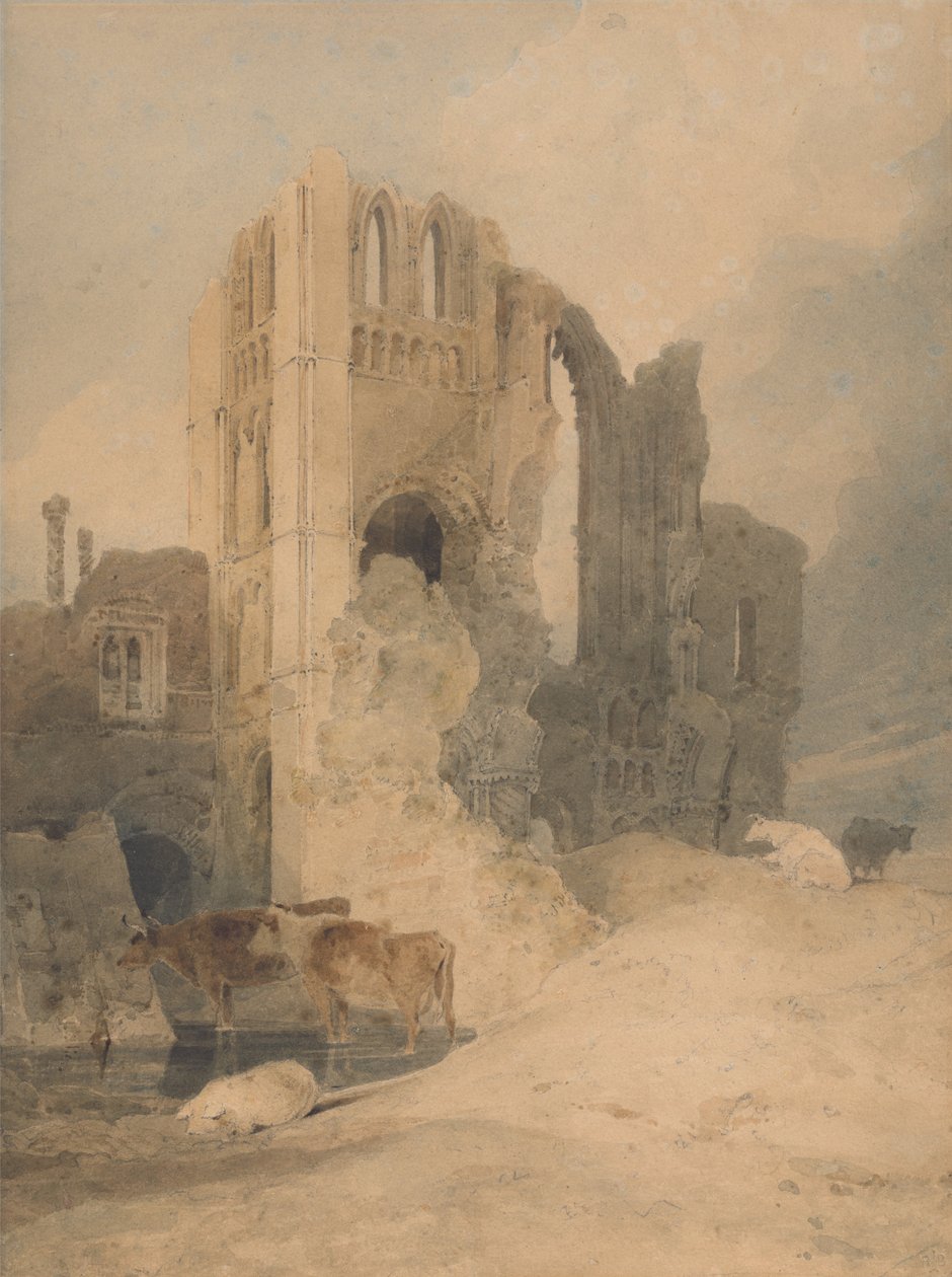 Castle Acre Priory, Norfolk alkotó: John Sell Cotman