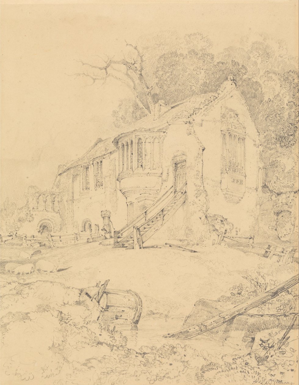 Castle Acre Priory, Norfolk alkotó: John Sell Cotman
