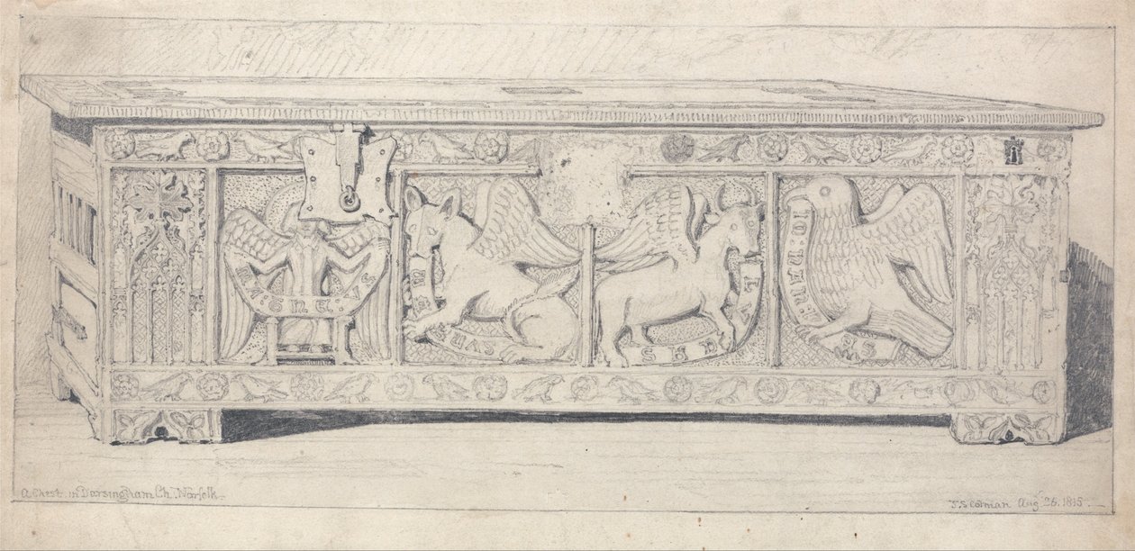 Mellkas a Dersingham templomban, Norfolk alkotó: John Sell Cotman