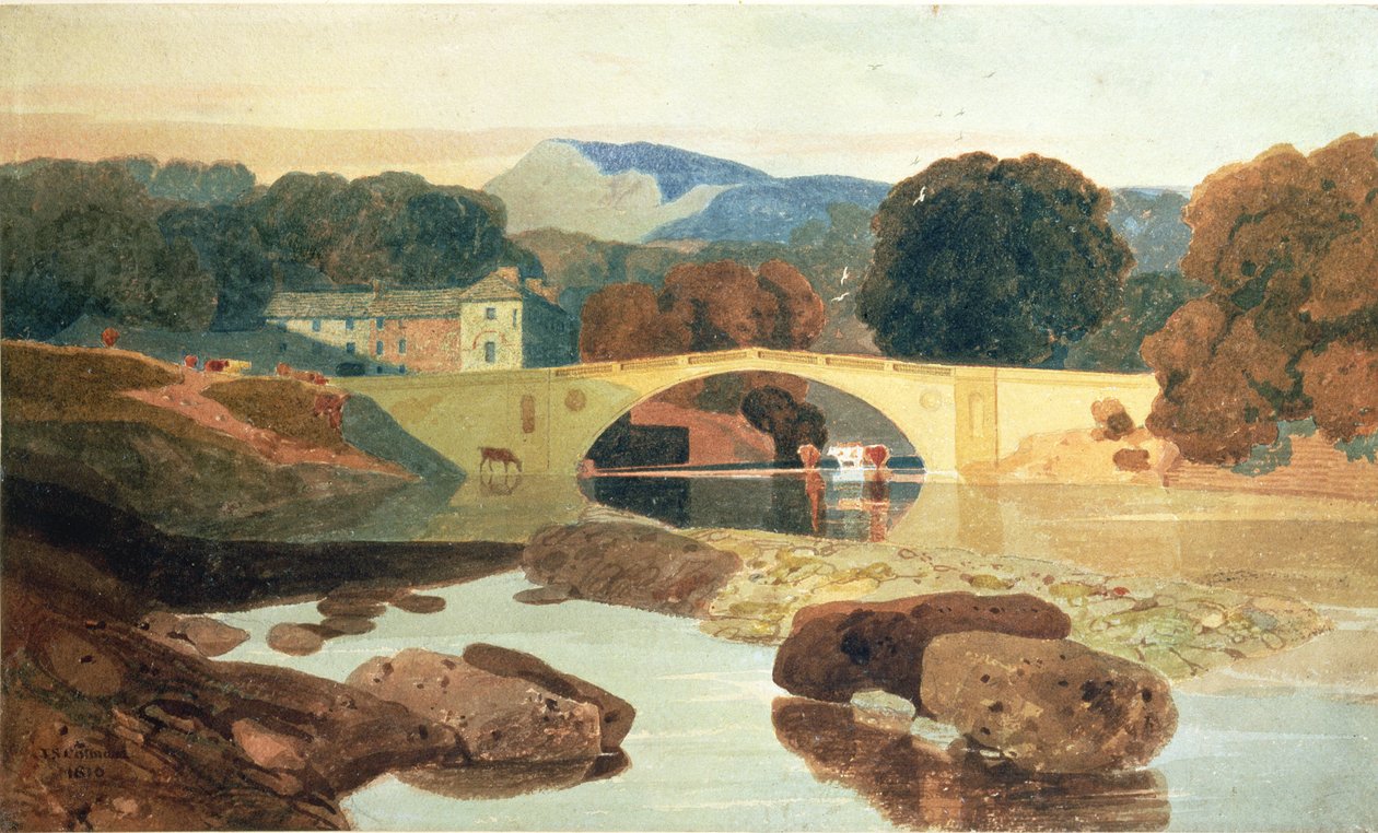 Greta Bridge, Yorkshire, 1810 alkotó: John Sell Cotman