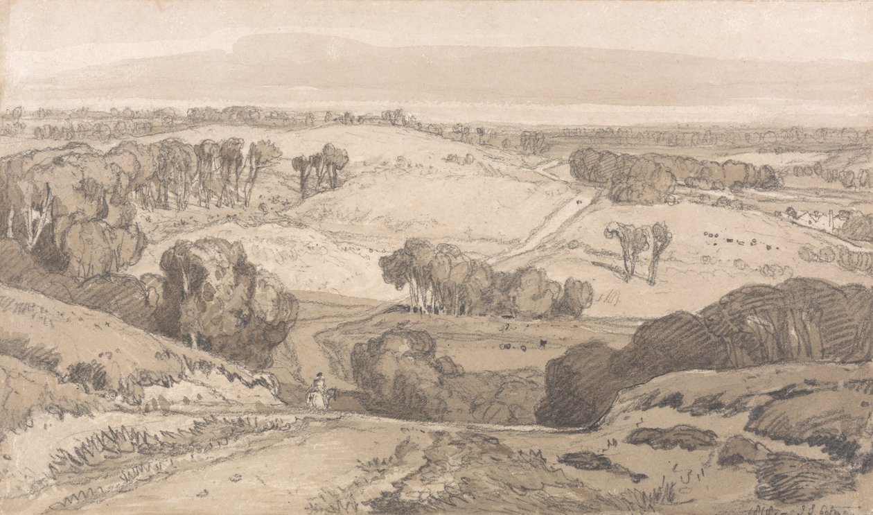 Holt Heath, Norwich közelében alkotó: John Sell Cotman