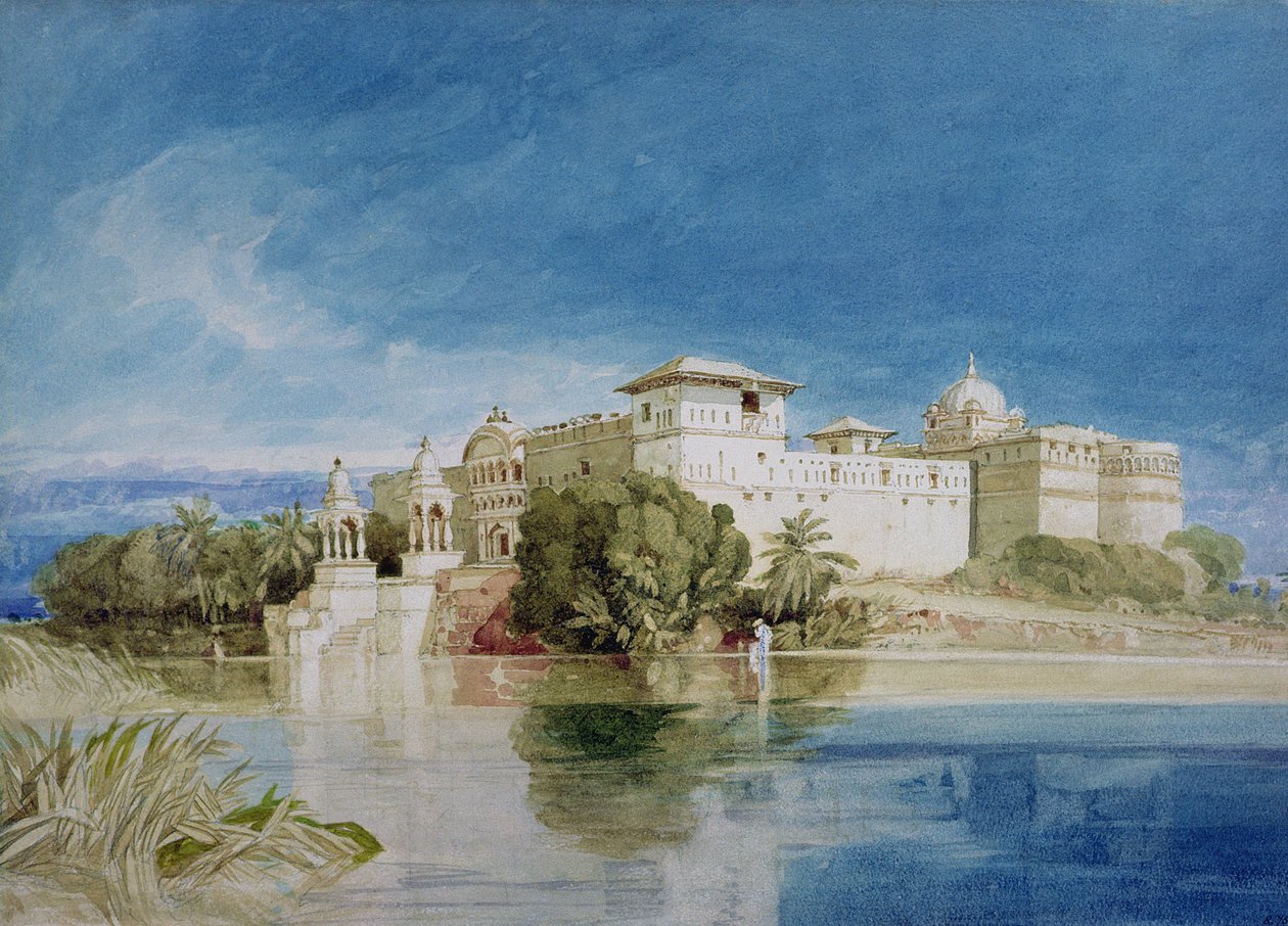 Perawa palota, Malwa, Közép-India alkotó: John Sell Cotman