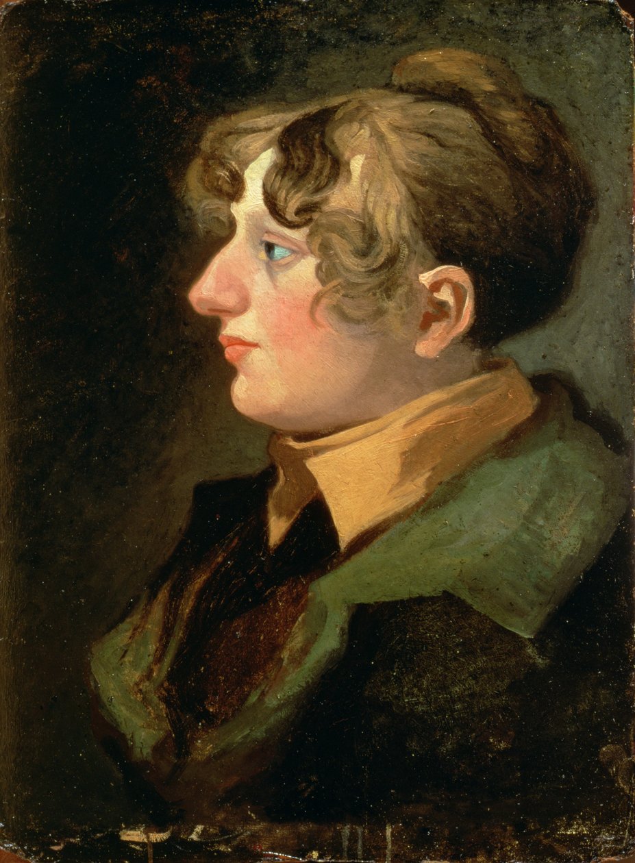 Mrs. John Sell Cotman portréja (olaj, malomdeszka) alkotó: John Sell Cotman