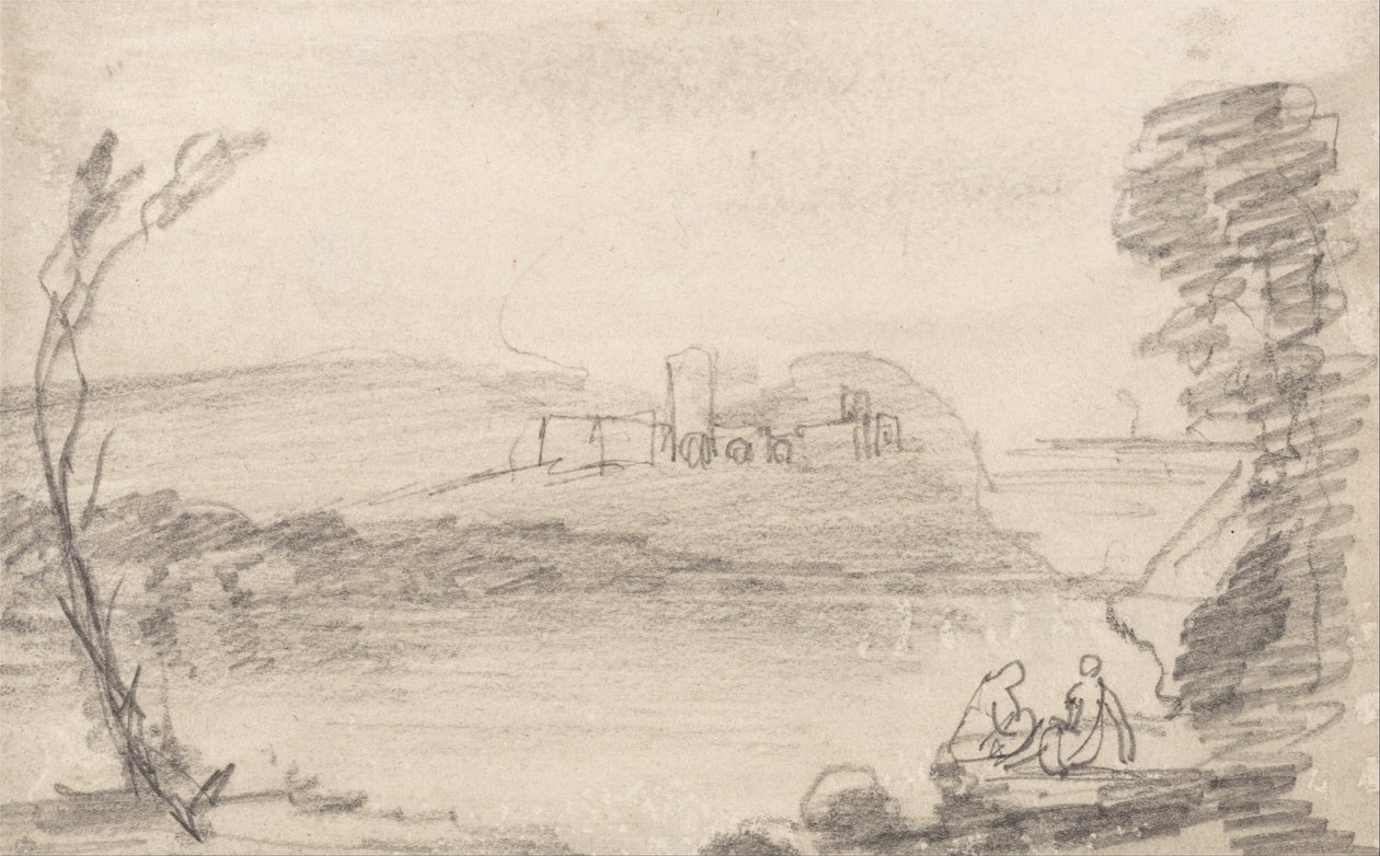 Romlás a tavon, Richard Wilson módjára alkotó: John Sell Cotman