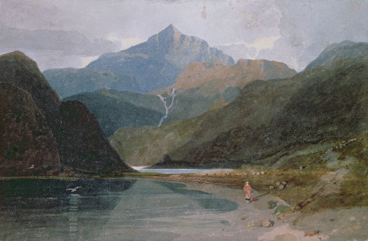 Snowdon, Észak-Wales alkotó: John Sell Cotman