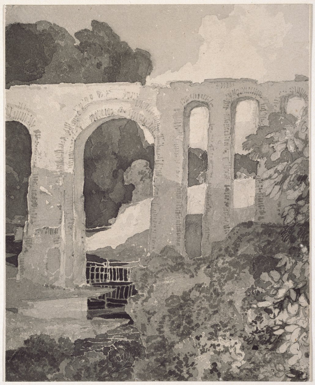 Telford vízvezeték (grafit és szürke mosás) alkotó: John Sell Cotman