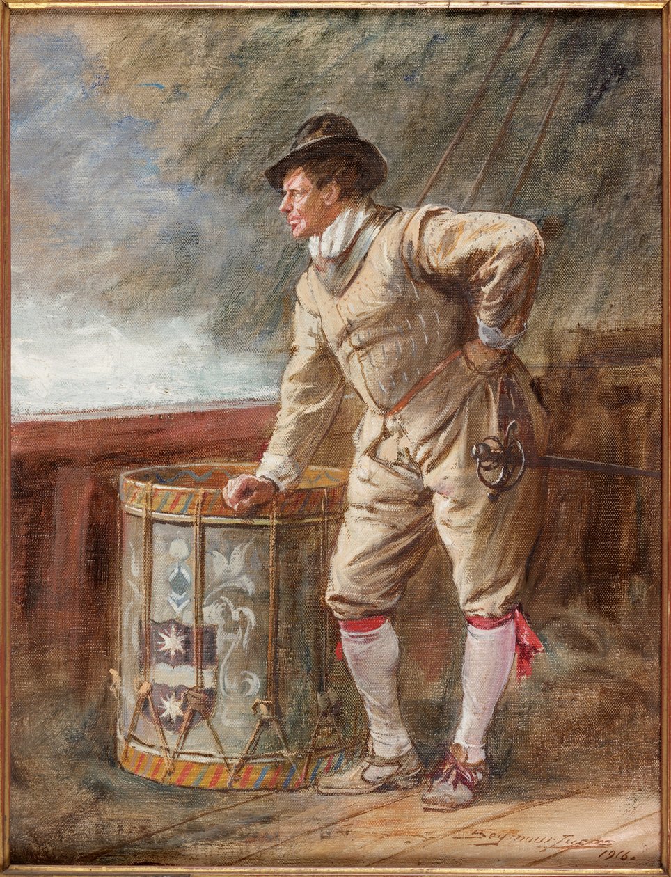 A dobos őrség, 1916 alkotó: John Seymour Lucas