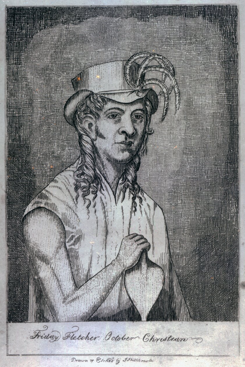 Péntek Fletcher October Christian, Fletcher Christian fia, 1814 alkotó: John Shillibeer