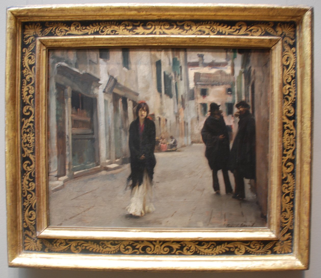 Utca Velencében alkotó: John Singer Sargent