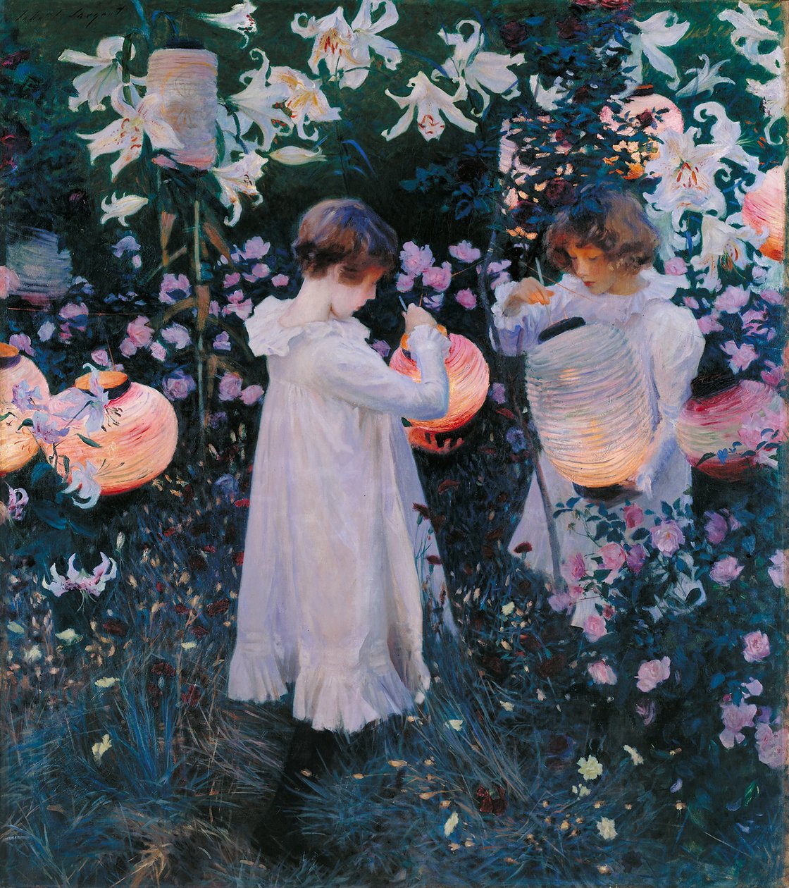 Szegfű, Lily, Lily, Rose alkotó: John Singer Sargent