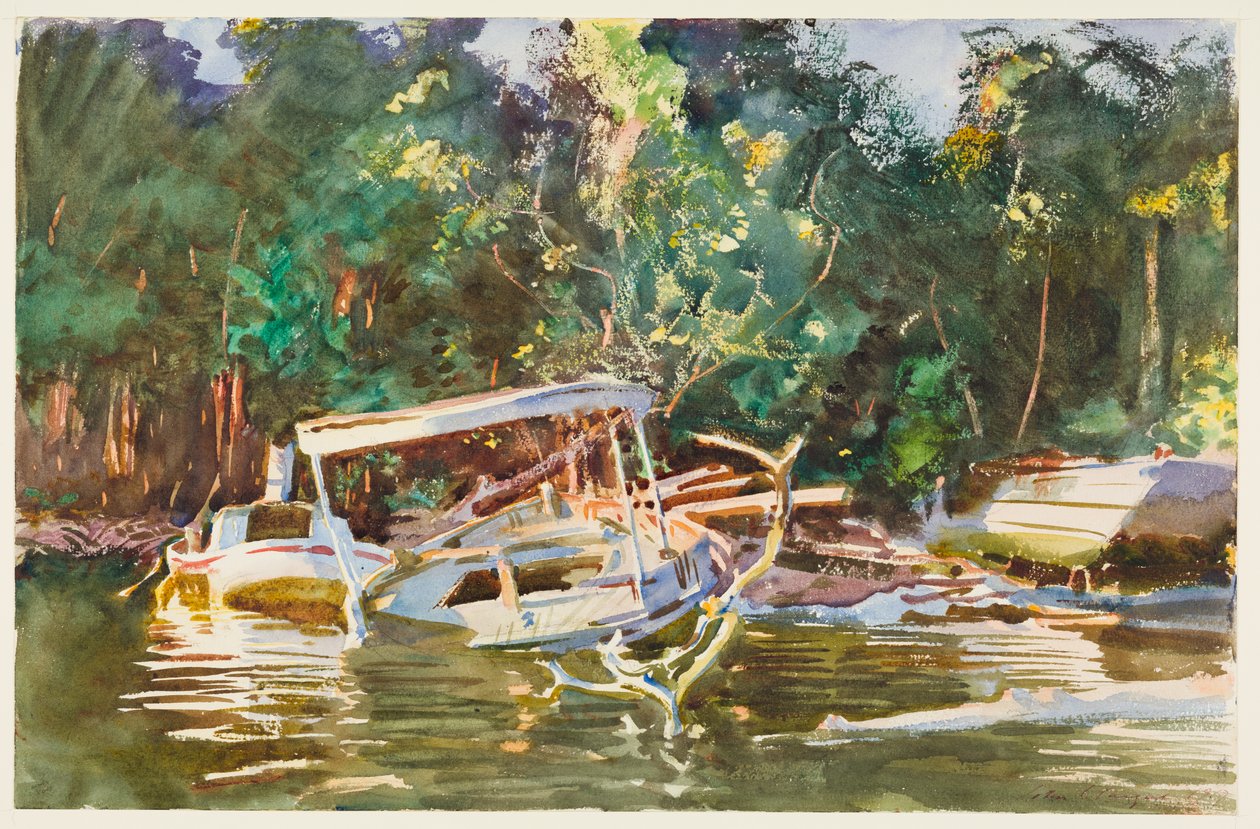 Derelicts, 1917 (wc grafit felett közepes, texturált törtfehér szőtt papíron) alkotó: John Singer Sargent
