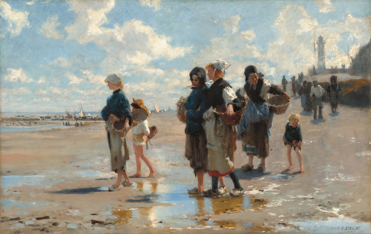 Útban a horgászat felé (Halászni) alkotó: John Singer Sargent