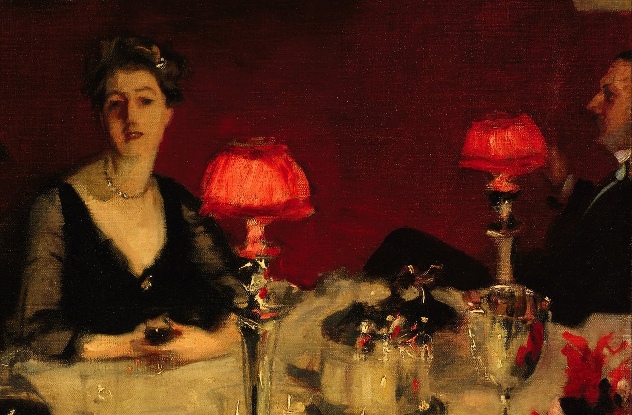 Le Verre de porto: Albert és Edith Vickers részlete alkotó: John Singer Sargent