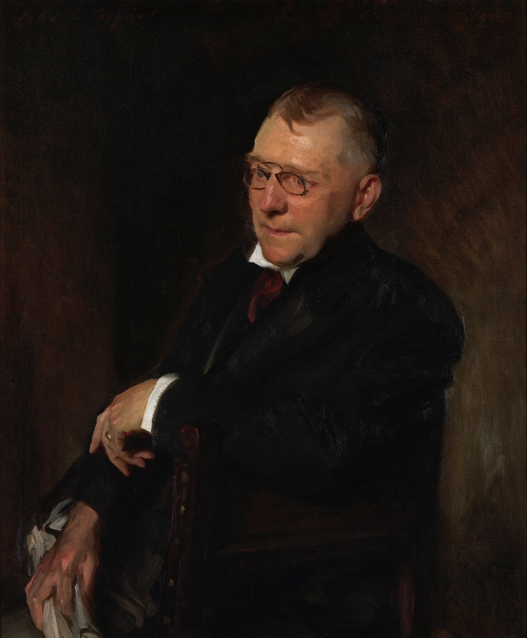 James Whitcomb Riley portréja alkotó: John Singer Sargent