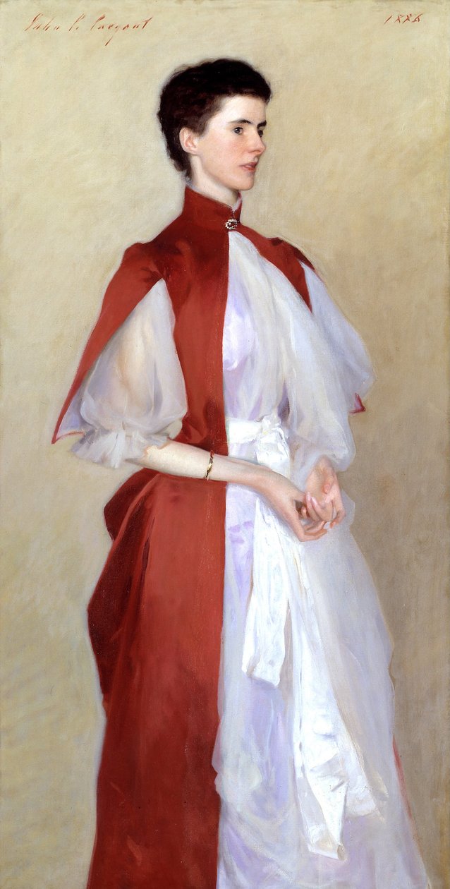 Robert Harrison asszony portréja alkotó: John Singer Sargent