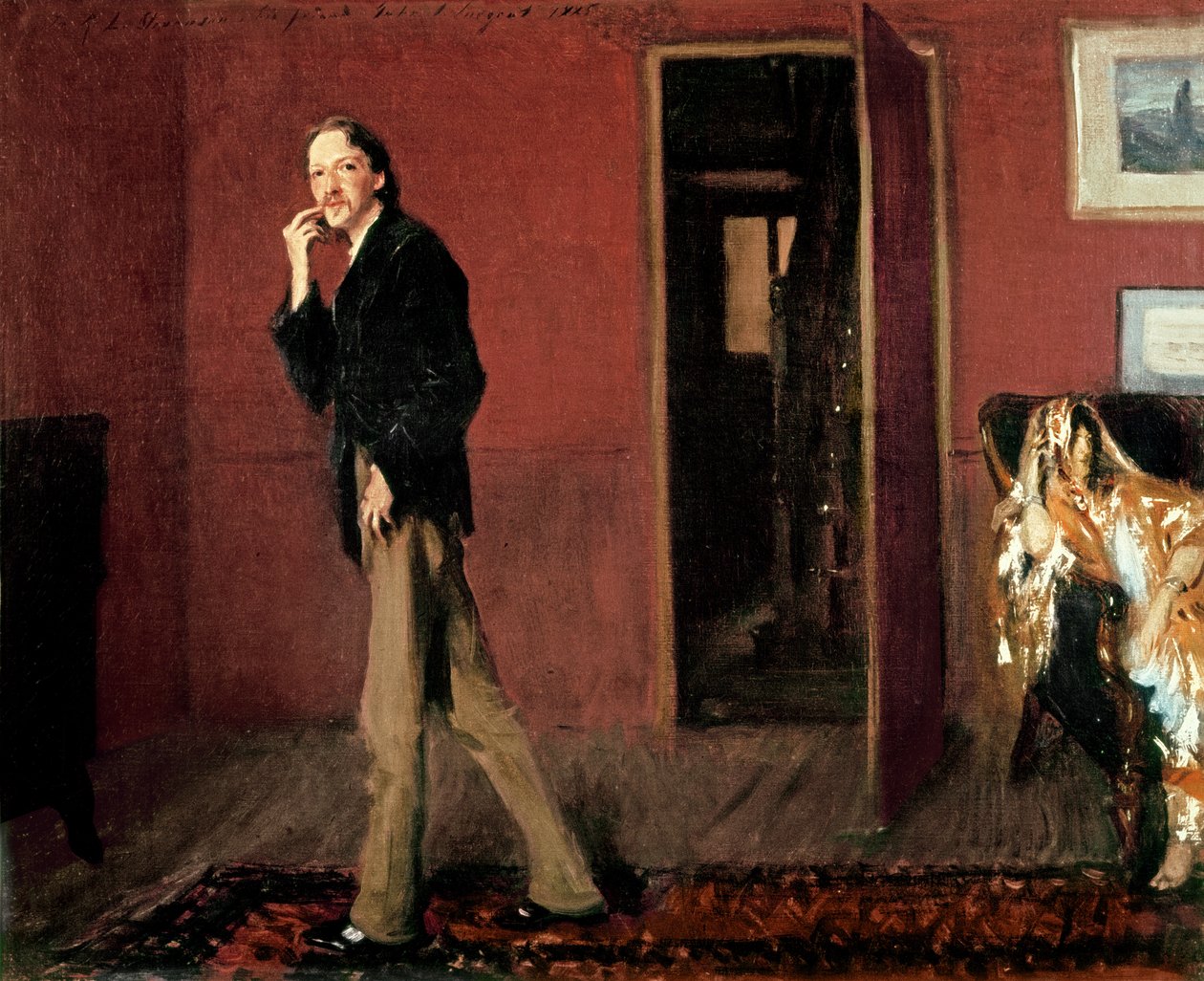 Robert Louis Stevenson és felesége, 1885 alkotó: John Singer Sargent
