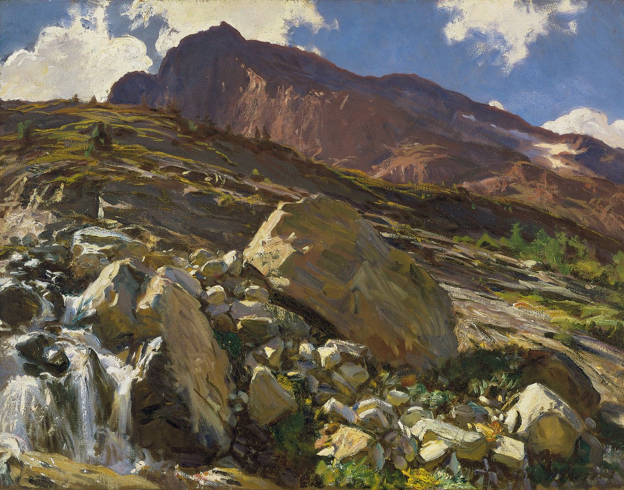 Simplon Pass, 1911 alkotó: John Singer Sargent