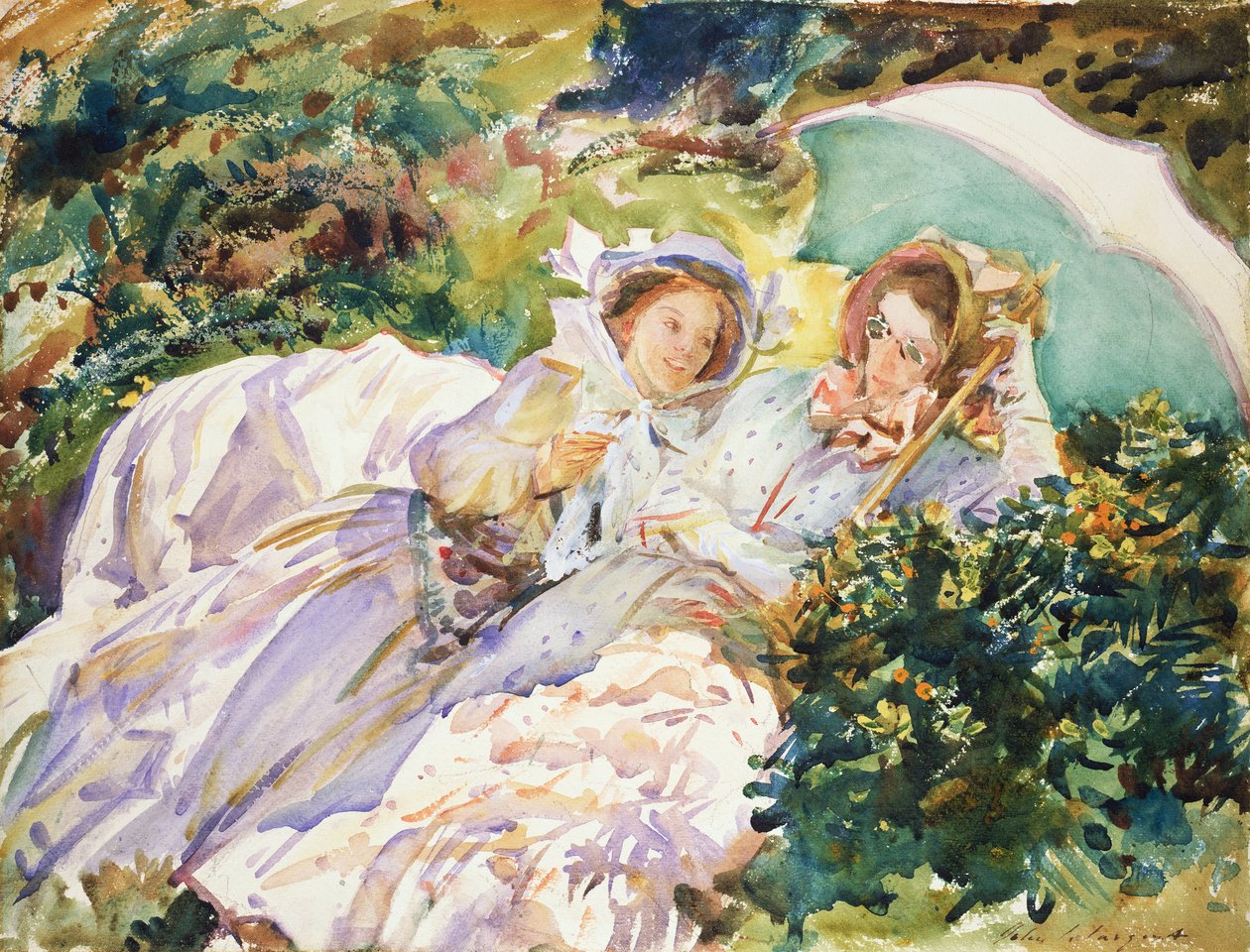 Simplon Pass- The Tease alkotó: John Singer Sargent