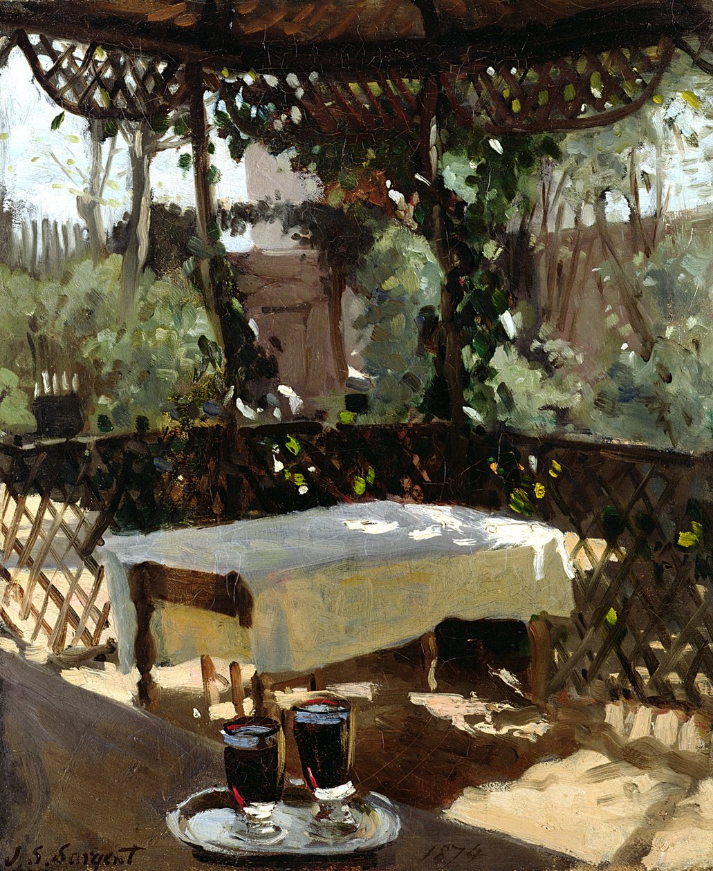 Két borospohár, 1874 alkotó: John Singer Sargent