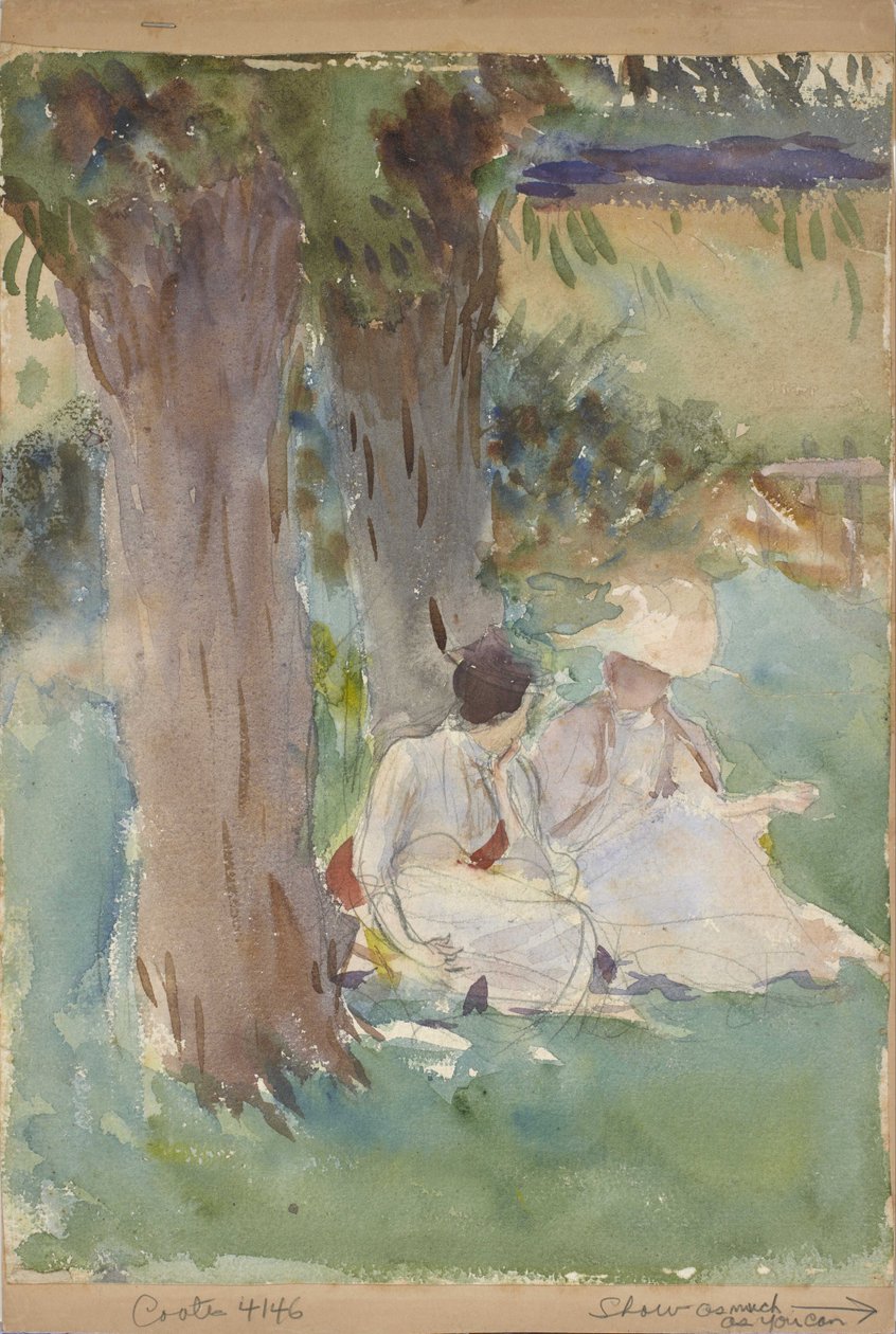 A fűzfák alatt alkotó: John Singer Sargent