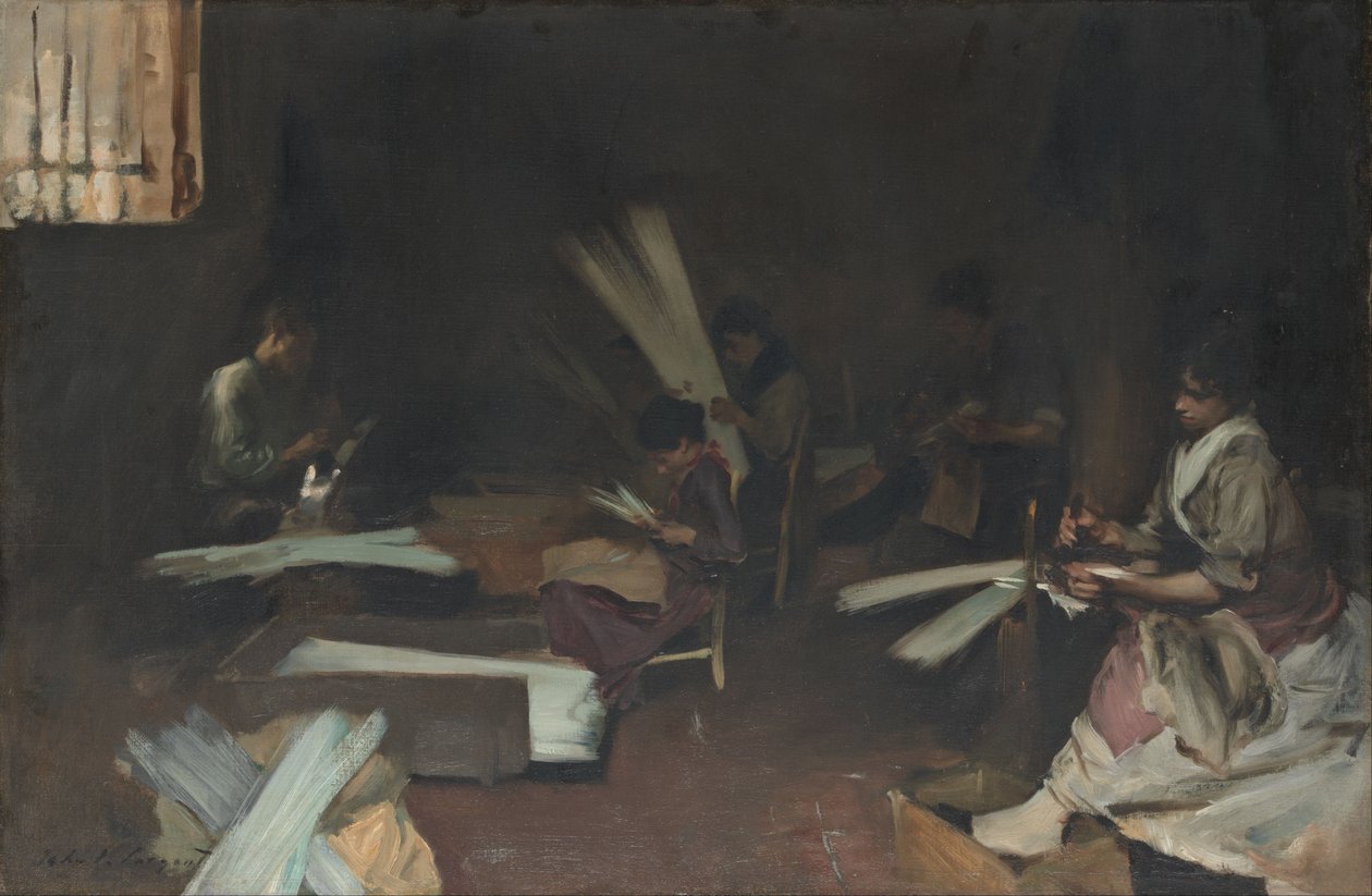 Velencei üvegmunkások alkotó: John Singer Sargent